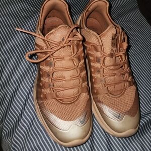 Nike Athletic Shoes in Tan and Cream